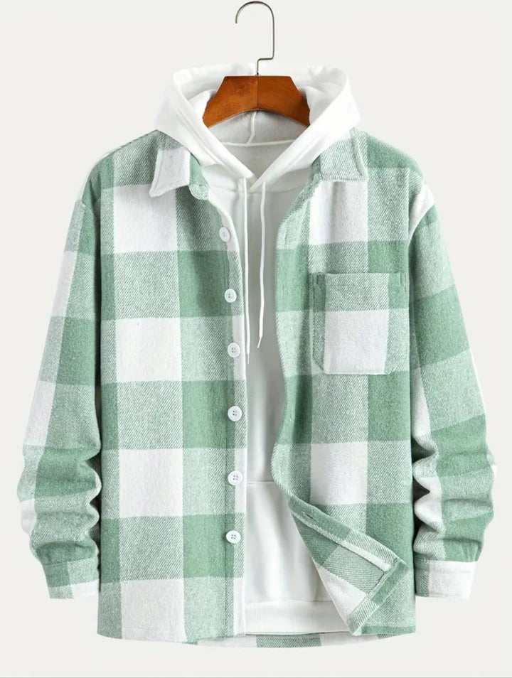Harbor™ - Men's Plaid Print Outer Jacket