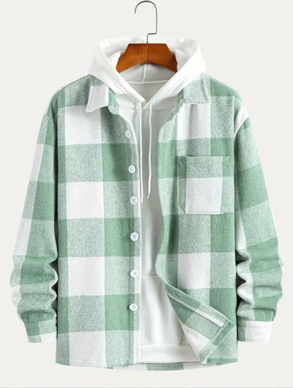 Harbor™ - Men's Plaid Print Outer Jacket